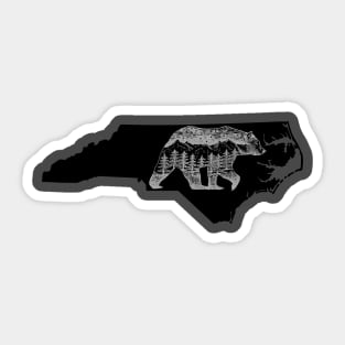 North Carolina black bear Sticker